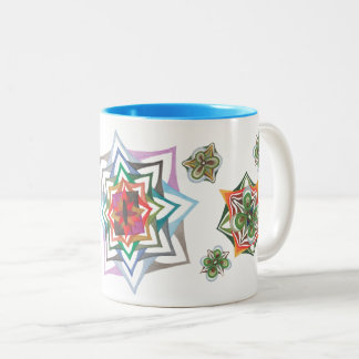 3- und 4-leaf Kleeblatt Tasse der Blumenkunst