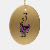 3. und 4. Tagesweihnachtsdekoration Keramik Ornament (Rechts)