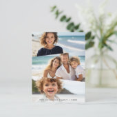 3 Uneven FotoCollage - Funky Quadrilateral Art Postkarte (Stehend Vorderseite)