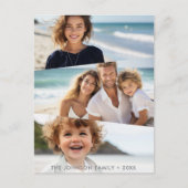 3 Uneven FotoCollage - Funky Quadrilateral Art Postkarte (Vorderseite)