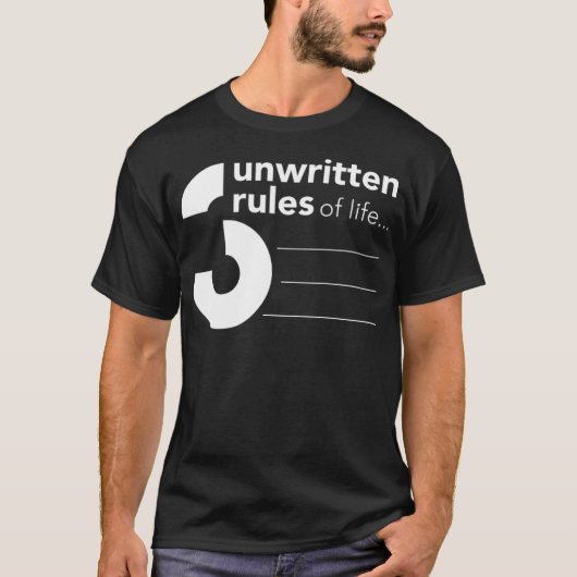 3 unwritten rules of kiddin penelope T-Shirt (Vorderseite)