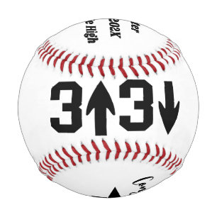 3 Up 3 Down Baseball - Personalisierter Abschlussg
