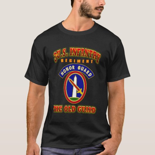 3. US Infanterie Regiment Ehrenwächter der Alten G T-Shirt (Vorderseite)