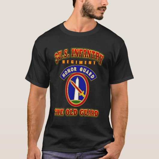 3. US Infantry Regit Ehrenwächter der Alten Garde T-Shirt (Vorderseite)