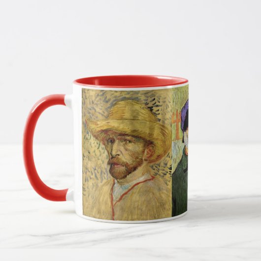 3 Van Gogh Self Portrait Paintings Tasse (Links)