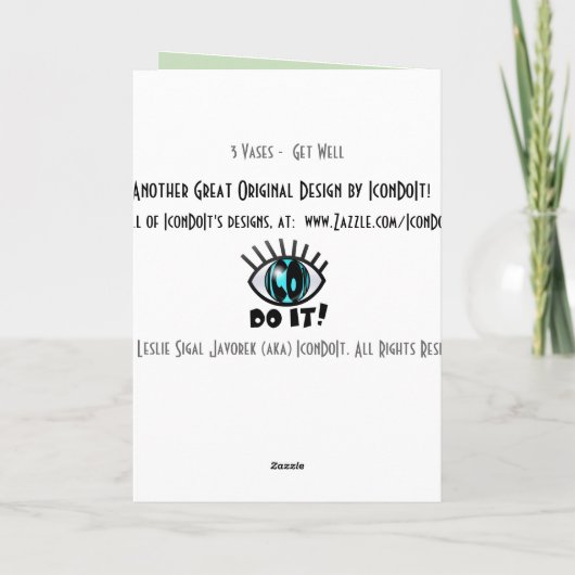 3 Vasen Karte (Rückseite)