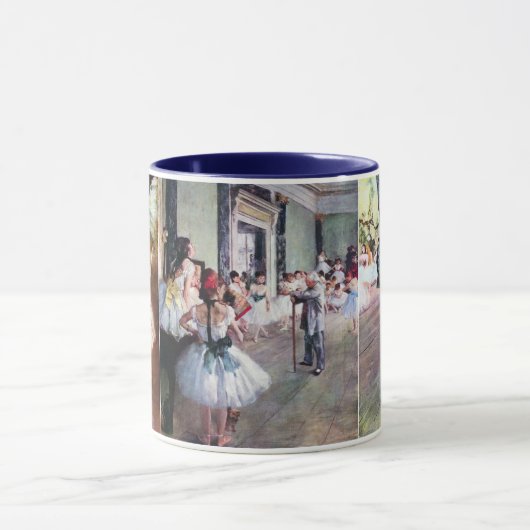 3 Verschiedene Ballerinas von Edgar Degas Tasse (Zentrum)