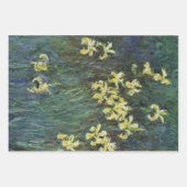 3 Verschiedene Blume von Claude Monet Geschenkpapier Set (Vorderseite)