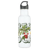 3 Verschiedene botanische Fruchtdesigns von Redout Edelstahlflasche (Vorderseite)