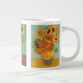 3 verschiedene Gemälde von Vincent van Gogh Jumbo-Tasse (Rechts)