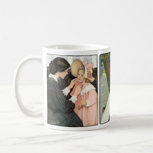 3 Verschiedene Illustrationen von Jessie Willcox S Kaffeetasse (Links)
