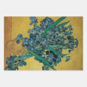 3 verschiedene irische Blume von Vincent van Gogh Geschenkpapier Set (Vorderseite 3)