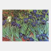 3 verschiedene irische Blume von Vincent van Gogh Geschenkpapier Set (Vorderseite)
