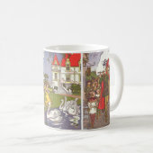 3 verschiedene Vintage Klassische Märchen von Haum Kaffeetasse (VorderseiteRechts)