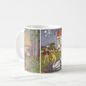 3 verschiedene Vintage Klassische Märchen von Haum Kaffeetasse (Vorderseite Links)