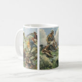 3 verschiedene Vintage religiöse Entwürfe durch Ko Kaffeetasse (Vorderseite Links)