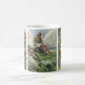 3 verschiedene Vintage religiöse Entwürfe durch Ko Kaffeetasse (Mittel)