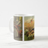 3 verschiedene Vintage Viktorianische Märchen Kaffeetasse (Vorderseite Links)