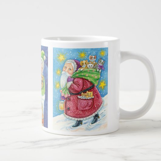 3 Verschiedene Weihnachtsgeschenke des Cartoon Jumbo-Tasse (Rechts)