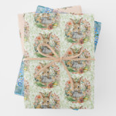 3 Verschiedenes Ostersonniges Frühjahrsgeschenk Geschenkpapier Set (Beispiel)