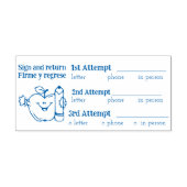 3 Versuche Überwachungsstempel Permastempel (Design)