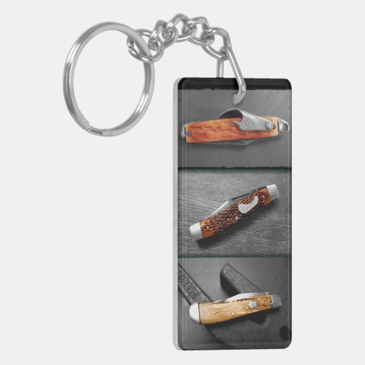 3 Vintage Taschenmesser  Schlüsselanhänger (Vorderseite links)