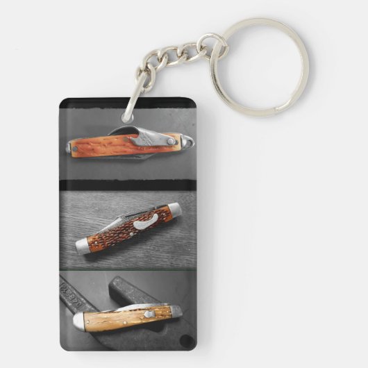 3 Vintage Taschenmesser  Schlüsselanhänger (Rückseite)