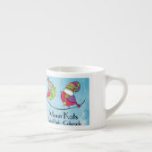 3 Vögel auf einer Niederlassungespresso-Tasse Espressotasse (Rechts)