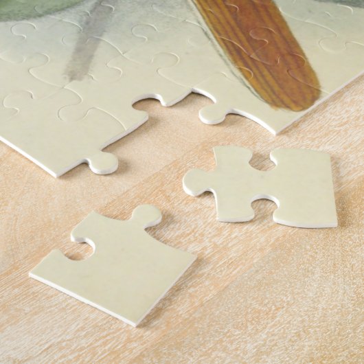 3 Vögel, die auf einem Zweigstellpuzzle stehen Puzzle (Seite)