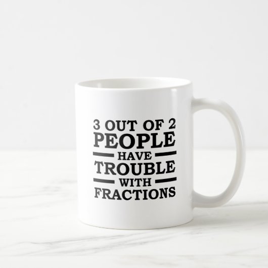 3 von 2 Leuten — Funny Mug Kaffeetasse (Rechts)
