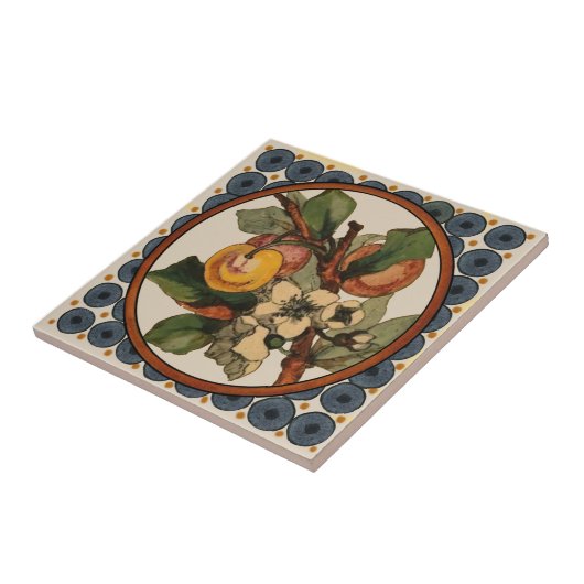 3. von 5 Repro 1890er Doulton Lambeth Hand gemalt Fliese (Seite)