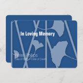 3 Wählen Sie Ihren Hintergrundfarben-Gedenkdienst  Einladung (Vorne/Hinten)