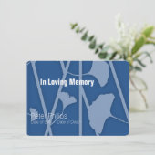 3 Wählen Sie Ihren Hintergrundfarben-Gedenkdienst Einladung (Stehend Vorderseite)