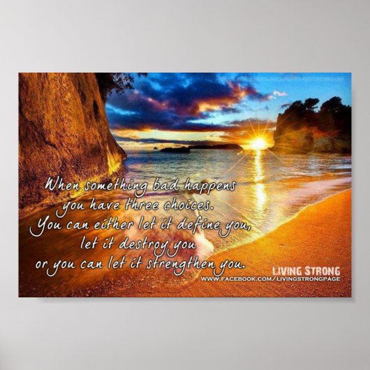 3 Wahlmöglichkeiten - Poster (Vorne)