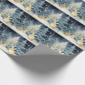 3 Weihnachtsbunnies Geschenkpapier (Ecke)