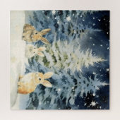 3 Weihnachtsbunnies Puzzle (Horizontal)