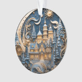 3. Weihnachtsdorf Ornament (Vorderseite)