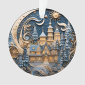 3. Weihnachtsdorf Ornament (Vorderseite)