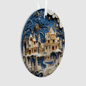 3. Weihnachtsdorf Ornament (Vorderseite)