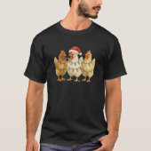 3 Weihnachtsgebäck Weihnachtsleuchten und Santa ha T-Shirt (Vorderseite)