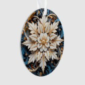 3. Weihnachtszeit-Blume Ornament (Vorderseite)