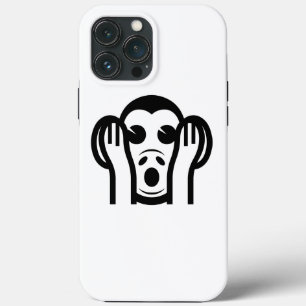 3 Weise Affen Kikazaru 聞かざる Höre KEIN Böses Emoji Case-Mate iPhone Hülle