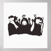 3 weise Affen! Poster (Vorne)