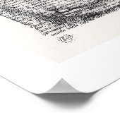 3 Weiße Affen Chinesisches Neujahr Zodiac-Poster Poster (Ecke)