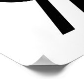 3 Weiße Affen Emoji Poster (Ecke)