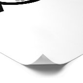 3 Weiße Affen Emoji Poster (Ecke)