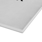 3 Weiße Affen Emoji Schneidebrett (Ecke)