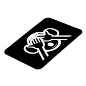 3 Weiße Affen Mizaru 見 ざ Siehe NO Evil Emoji Magnet (Linke Seite)