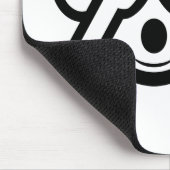 3 Weiße Affen Mizaru 見 ざ Siehe NO Evil Emoji Mousepad (Ecke)