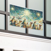 3 Weiße Männer Banner (Äußeres Gebäude)